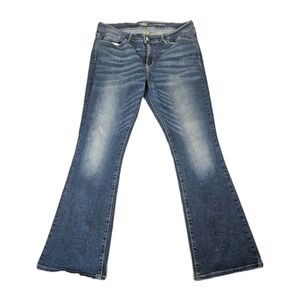 Levi’s Denizen Modern Boot Cut Jeans Mens 34x32 Stretch Blue Denim